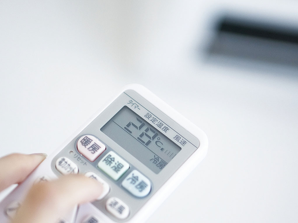 エアコンの適切な温度設定管理